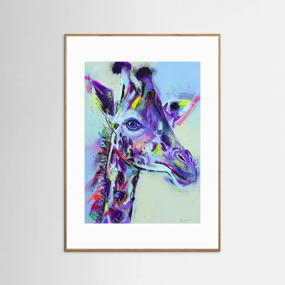 Giraffe - Print on Fine Art Paper 