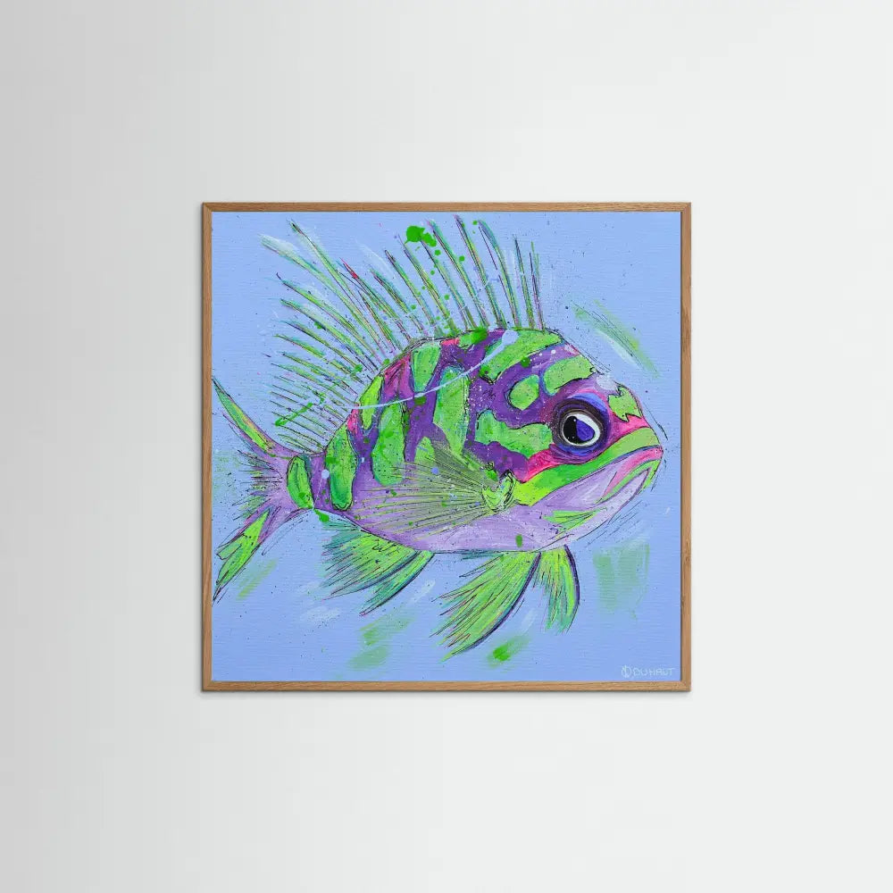 Grumpy Fish - Print on Fine Art Paper