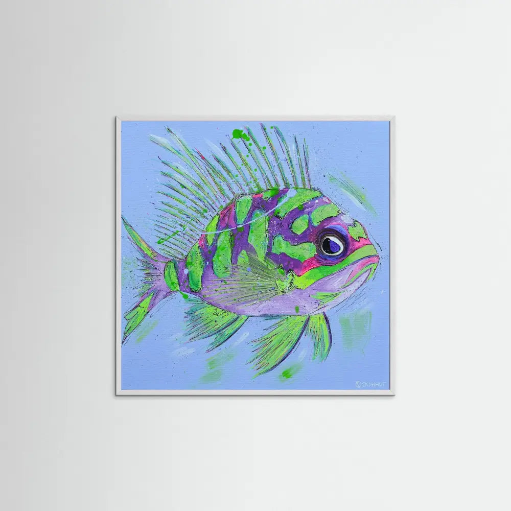 Grumpy Fish - Print on Fine Art Paper