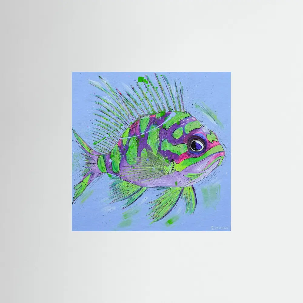 Grumpy Fish - Print on Fine Art Paper