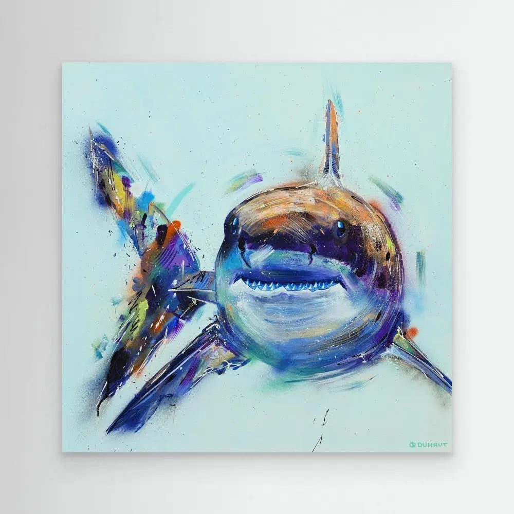 ’The Silent Dancer’ | Shark Painting | Angélique Duhaut | Artist