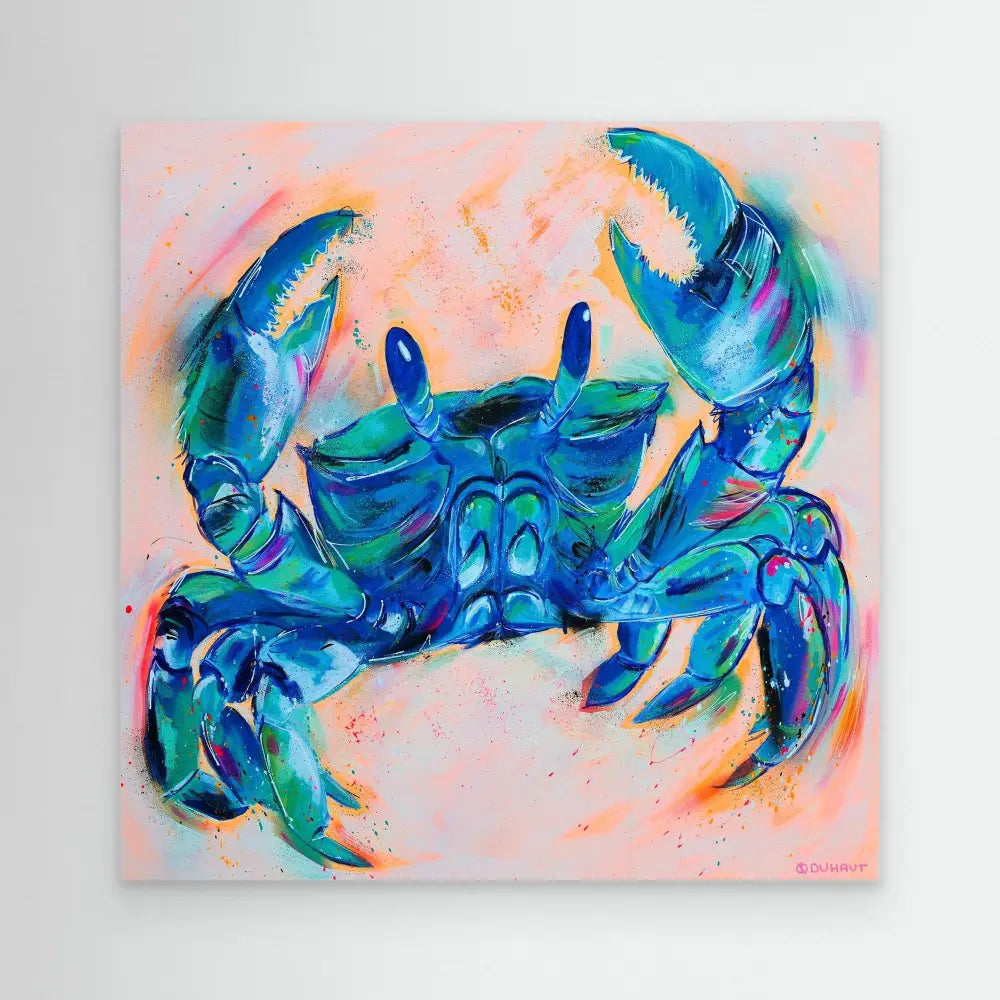 ’The TinyDancer’ | Crab Painting | Angélique Duhaut | Artist
